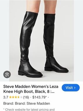 Over-the-Knee Flat Riding Boot - Steve Madden Leza